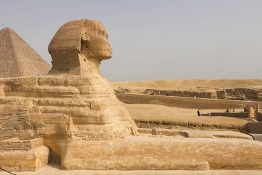 Büyük Sfenks. Mısır Sfenks. Dünyanın yedinci harikası. Antik megaliths