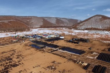 Borular bir gaz boru hattı, inşaat ve nakliye için-gaz ve petrol boru hatları düzenleme.