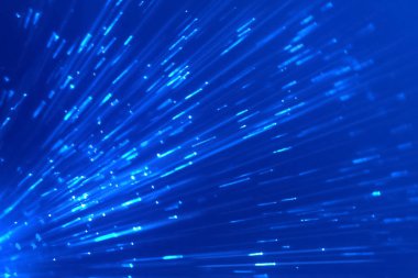 Fiber optik dekorasyon. Optik liflerinden ufuk bokeh ışıklar. Parti dekorasyon. Çok renkli hareketli arka plan. Rerto tarzı disko tasarım.