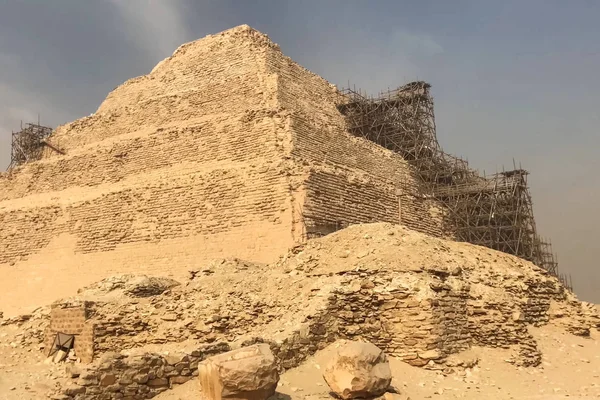 Pyramids of giza. Great pyramids of Egypt. The seventh wonder of the world. Ancient megaliths