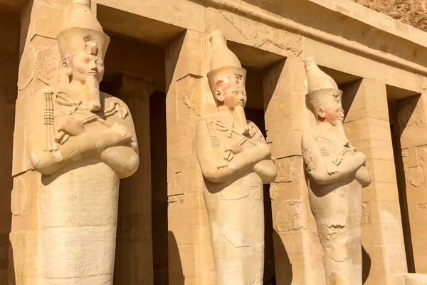 Estatuas Otro Egipto Con Los Monumentos Del Templo Megalitos —  Fotos de Stock