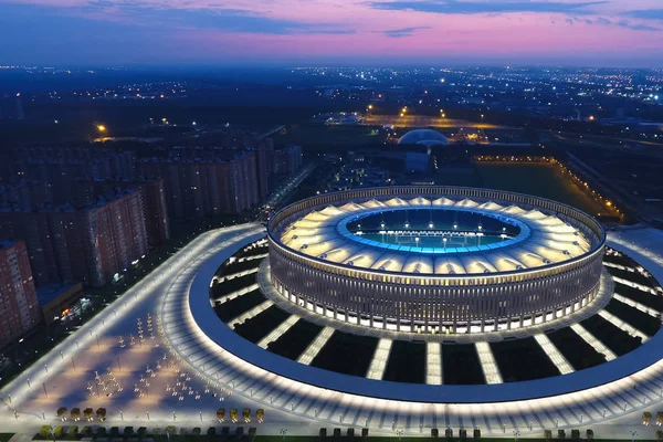 クラスノダール地方の都市のクラスノダール ロシア連邦 2018 クラスノダール スタジアム ロシアの南のスタジアムのモダンな建物 — ストック写真