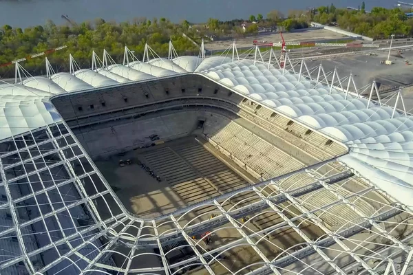 Bouw Van Het Stadion Nieuw Stadion Sportpark — Stockfoto