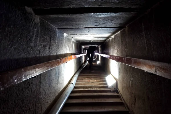 Big Pyramids Egypt Large Pyramid Pyramid Chambers Corridors — Stock Photo, Image