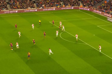 Soçi, Rusya - 15 Haziran 2018: Futbol Rusya 2018 Dünya Kupası'nda oynamak.
