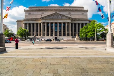 Washington, Amerika Birleşik Devletleri - 23 Haziran 2017: Amerika Birleşik Devletleri Ulusal Arşiv Binası