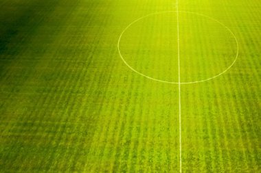 Moskova, Rusya - 22 Mayıs 2018: Stadyumu yeni binada. Yeni stadyum. Çim ve standları