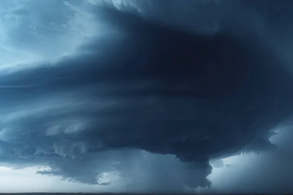 Cielo Está Despejado Nubes Cúmulos Nubes Lluvia Tormenta —  Fotos de Stock