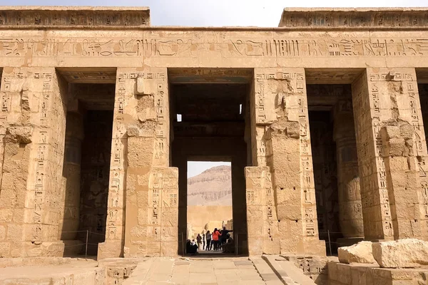Музейный Комплекс Гизы Египет Августа 2017 Здания Колонны Древних Египетских — стоковое фото
