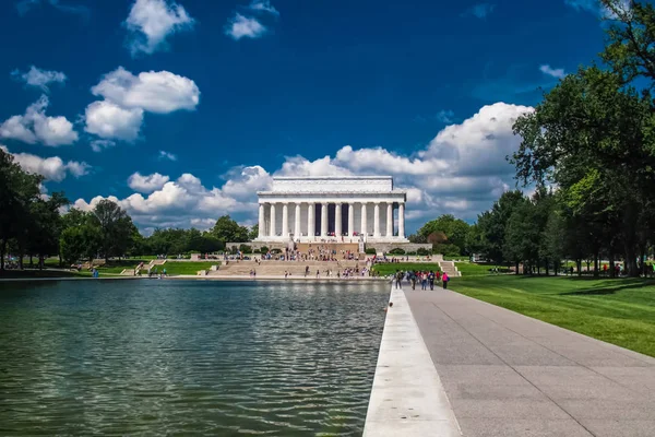 Washington, USA - June 23, 2017: Lincoln Memorial, reminding that all people should be free