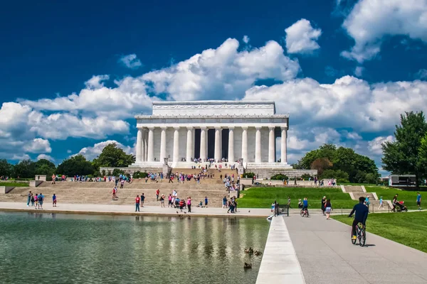 Washington Usa Giugno 2017 Lincoln Memorial Ricordando Che Tutte Persone — Foto Stock
