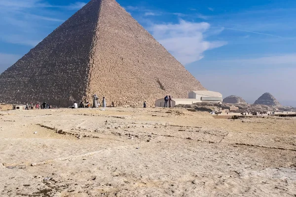 Complexe Musée Gizeh Égypte Août 2017 Pyramides Giza Grandes Pyramides — Photo