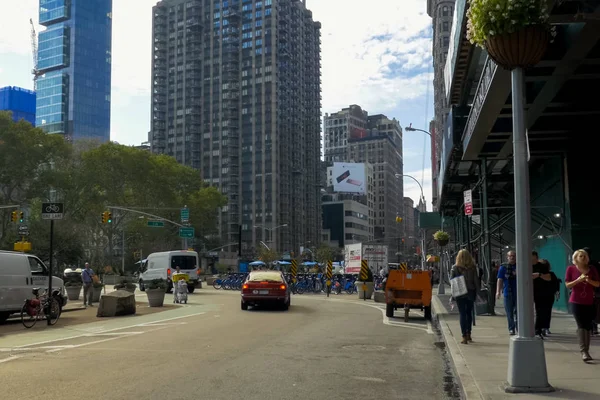 Нью Йорк Сша Червня 2015 Ходьба Вулицях Нью Йорка Манхеттен — стокове фото