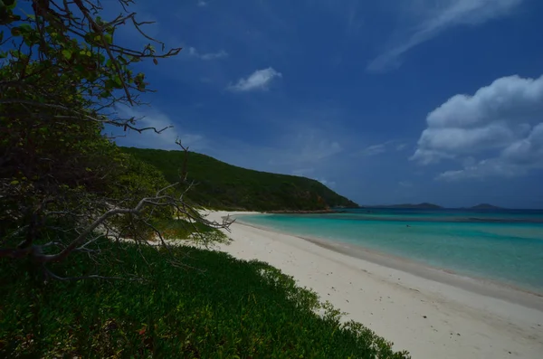 Savannah Bay beach Virgin Gorda, İngiliz Virgin Adaları üzerinde. 