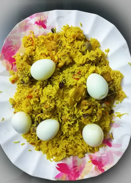 Tasty Arabian Style Egg Biryani