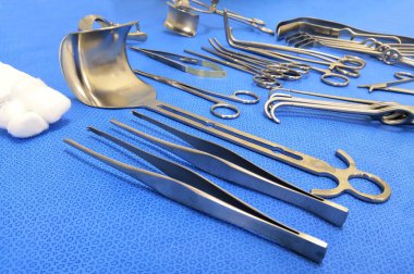 Prepared Medical Surgical Instruments clipart