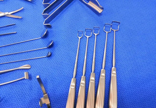 Close Afbeelding Van Ent Chirurgische Instrumenten — Stockfoto