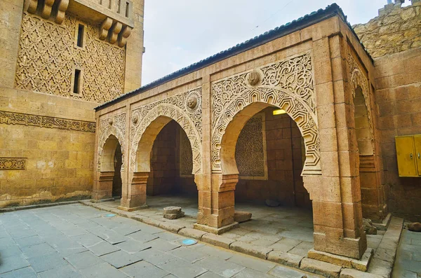 Open Air Terrace Next Splendid Bulding Historical Mosque Manial Palace — Stock Photo, Image