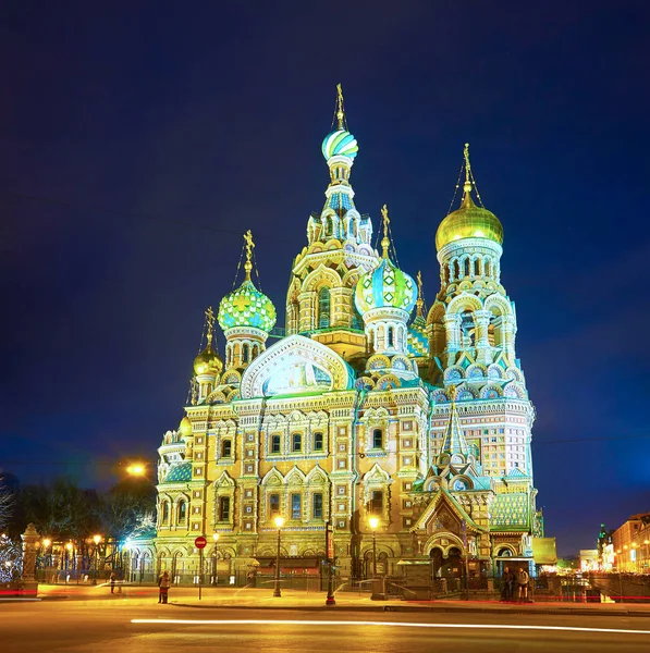 Saint Petersburg Russia April 2015 Beautiful Church Savior Blood Beautiful — Stock Photo, Image