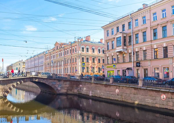 Αγία Πετρούπολη Ρωσία Απριλίου 2015 Κεντρικό Μέρος Της Πόλης Διαθέτει — Φωτογραφία Αρχείου