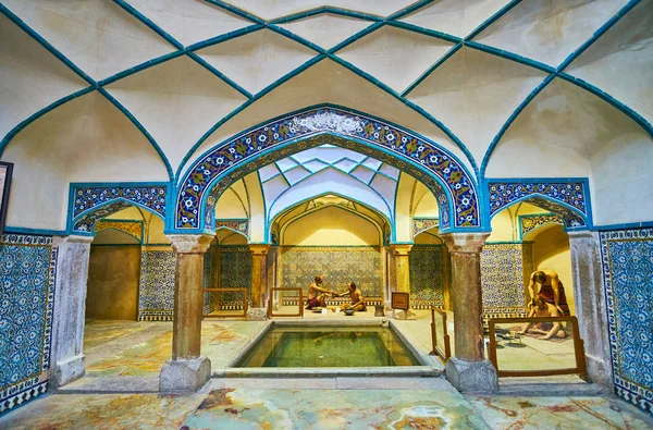 Kerman Irán Octubre 2017 Panorama Del Complejo Bañera Ganjali Khan — Foto de Stock
