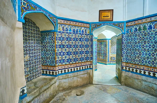 ケルマーン イラン 2017 小さな部屋 飾られた大ホール Ganjali カーン浴場 ケルマーンの 日の間に位置する セラミック — ストック写真