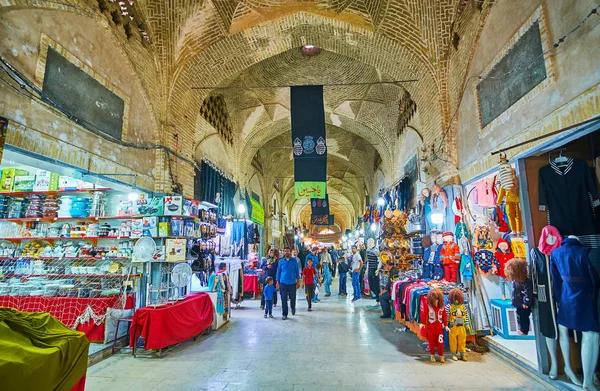 Kerman Írán Října 2017 Sardar Oddělení Grand Bazaar Také Názvem — Stock fotografie