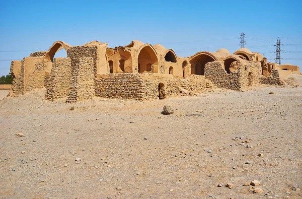 Les Murs Pierre Les Ruines Adobe Des Anciens Bâtiments Culte — Photo