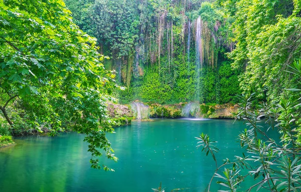 Cascada Kursunlu Orgullo Región Antalya Este Parque Natural Famoso Por — Foto de Stock