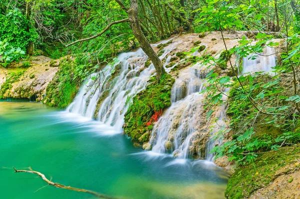 Naturaleza Intacta Del Parque Natural Kursunlu Con Manantiales Pequeños Lagos — Foto de Stock