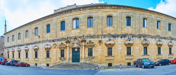 Floriana Malta Juni 2018 Panorama Van Barok Palazzo Manresa Aartsbisschop — Stockfoto