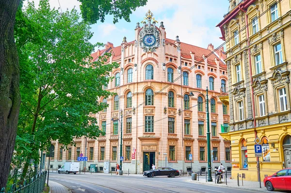 Krakow Pologne Juin 2018 École Énergie Cracovie Située Dans Bel — Photo