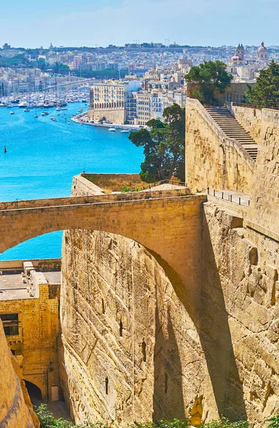 Pont Pierre Entre Les Parties Bastion Saint Pierre Paul Les — Photo