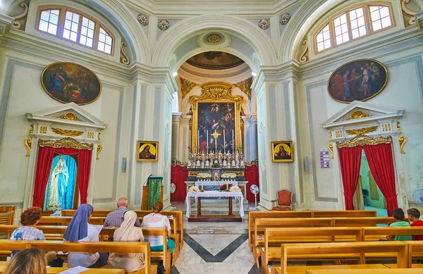 Valletta Malta Junio 2018 Sala Oración Santa Catalina Alejandría Italia — Foto de Stock