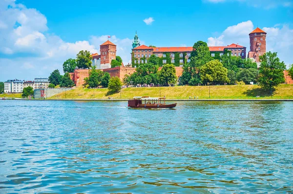 Wawel castle is a former residence of Polish royal family and is the most beautiful castle in Eastern Europe, Krakow, Poland