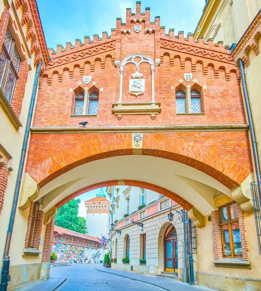 Krakow Polen Juni 2018 Wandelen Langs Straten Van Oude Stad — Stockfoto