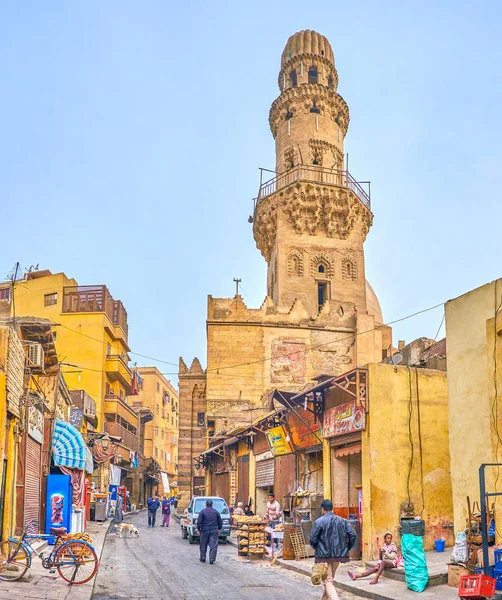 Cairo Egypt December 2017 Chaotic Housing Old Cairo Old Zaher — Stock Photo, Image