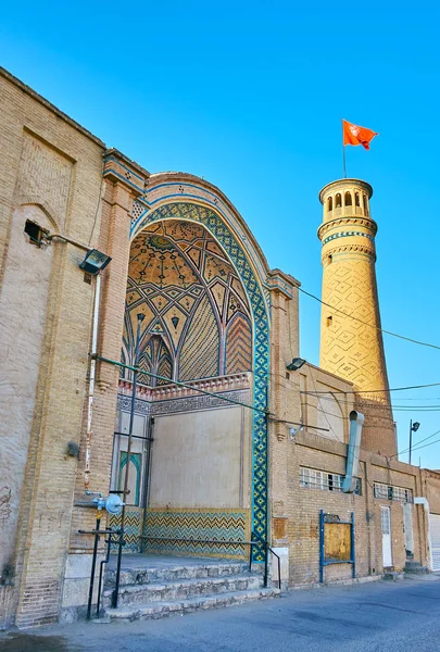 Central Mosque Masjid Jameh Oldest Mosque Kashan Has Only One — Stock Photo, Image