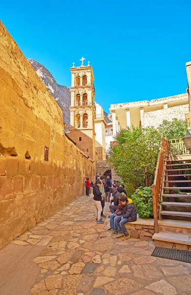 Catherine Egypt December 2017 Pilgrimage God Trodden Mount Sinai Catherine — Stock Photo, Image