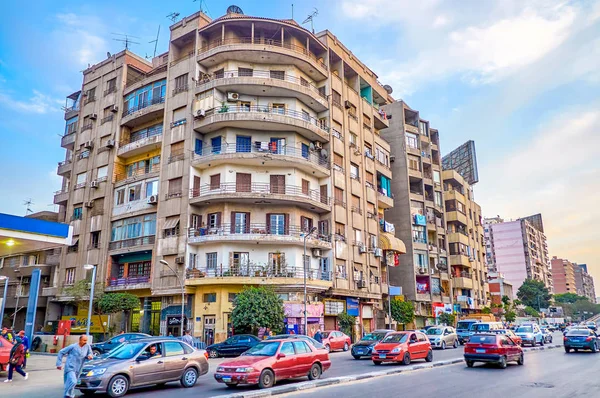 Cairo Egipto Diciembre 2017 Vivienda Típica Barrio Residencial Con Arquitectura — Foto de Stock