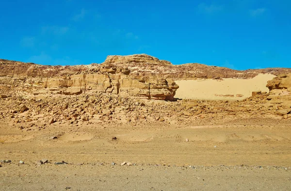 Safari Dans Désert Autour Des Montagnes Rocheuses Des Dunes Sable — Photo