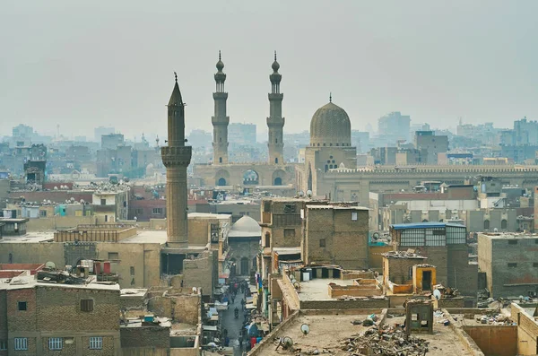 Oude Minaret Van Moskee Van Fakahany Hoge Torens Van Bab — Stockfoto