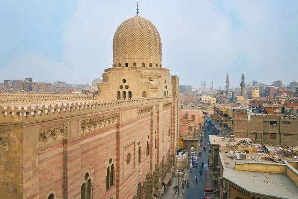 Cairo Egypte December 2017 Bab Zuwayla Gate Mooi Uitzichtpunt Observeren — Stockfoto