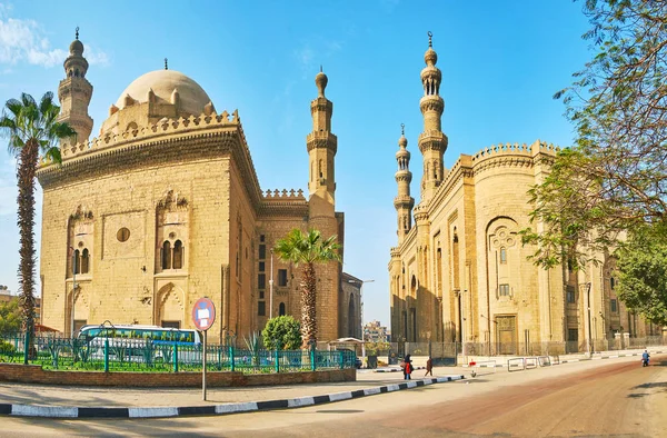 Der Salah Deen Platz Öffnet Den Blick Auf Sultan Hassan — Stockfoto