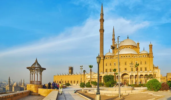 Cairo Egyiptom 2017 December Szaladin Citadella Leg Népszerű Mérföldkő Iszlám — Stock Fotó