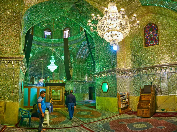 Shiraz Iran Octobre 2017 Les Décorations Complexes Intérieur Salle Des — Photo