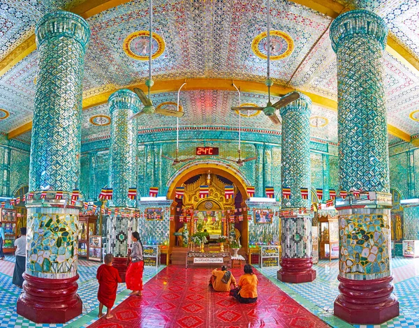 Sagaing Myanmar Februar 2018 Innenraum Des Südlichen Bildhauses Der Yaza — Stockfoto