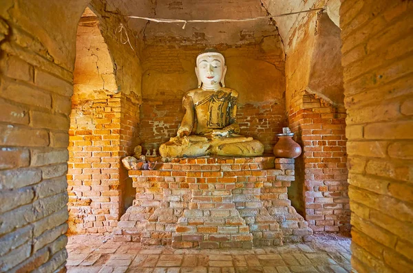Ava Mianmar Fevereiro 2018 Interior Santuário Complexo Daw Gyan Pagoda — Fotografia de Stock