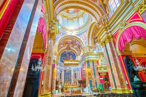 Mdina Malta Junio 2018 Parte Del Cruce Sala Oración Catedral — Foto de Stock