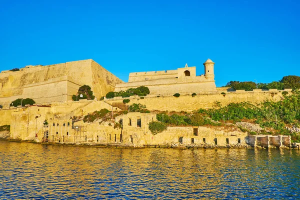 Yacht Resan Det Bästa Valet Att Utforska Historiska Befästningar Valletta — Stockfoto